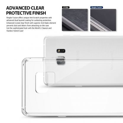 Ringke Hybrid Case - тънък удароустойчив кейс за Samsung Galaxy Note 7 (прозрачен) 6